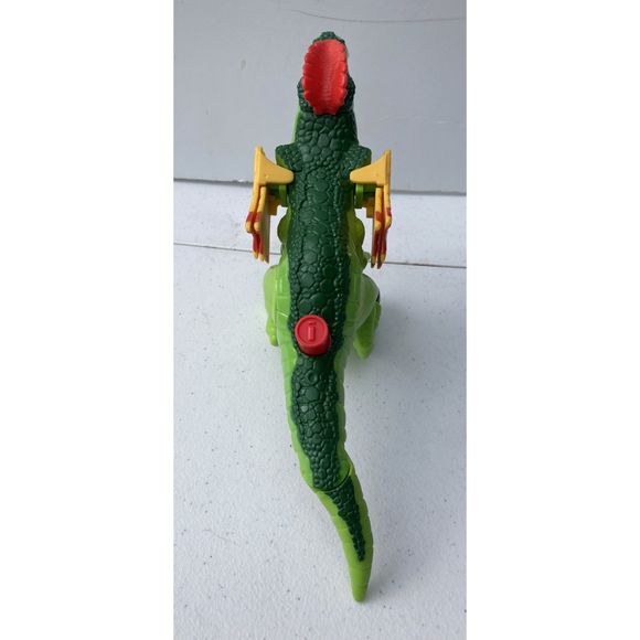Imaginext Jurassic World Dilophosaurus Dinosaur 2018 Fisher-Price Mattel Toy 11" - Picture 6 of 10